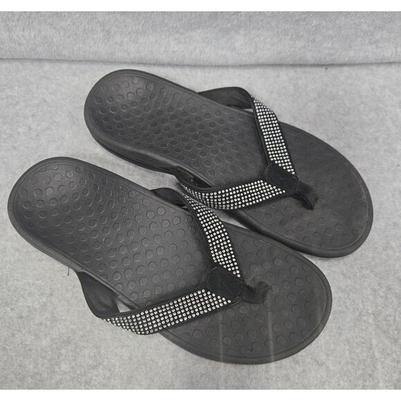 Vionic Flip Flop Tide With Rhinestones - Picture 1 of 8
